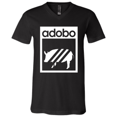 Pork Adobo Unisex Jersey V-Neck T-Shirt