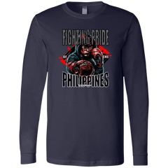 Fighting Pride Of The Philippines Boxing Unisex Jersey Long Sleeve T-Shirt