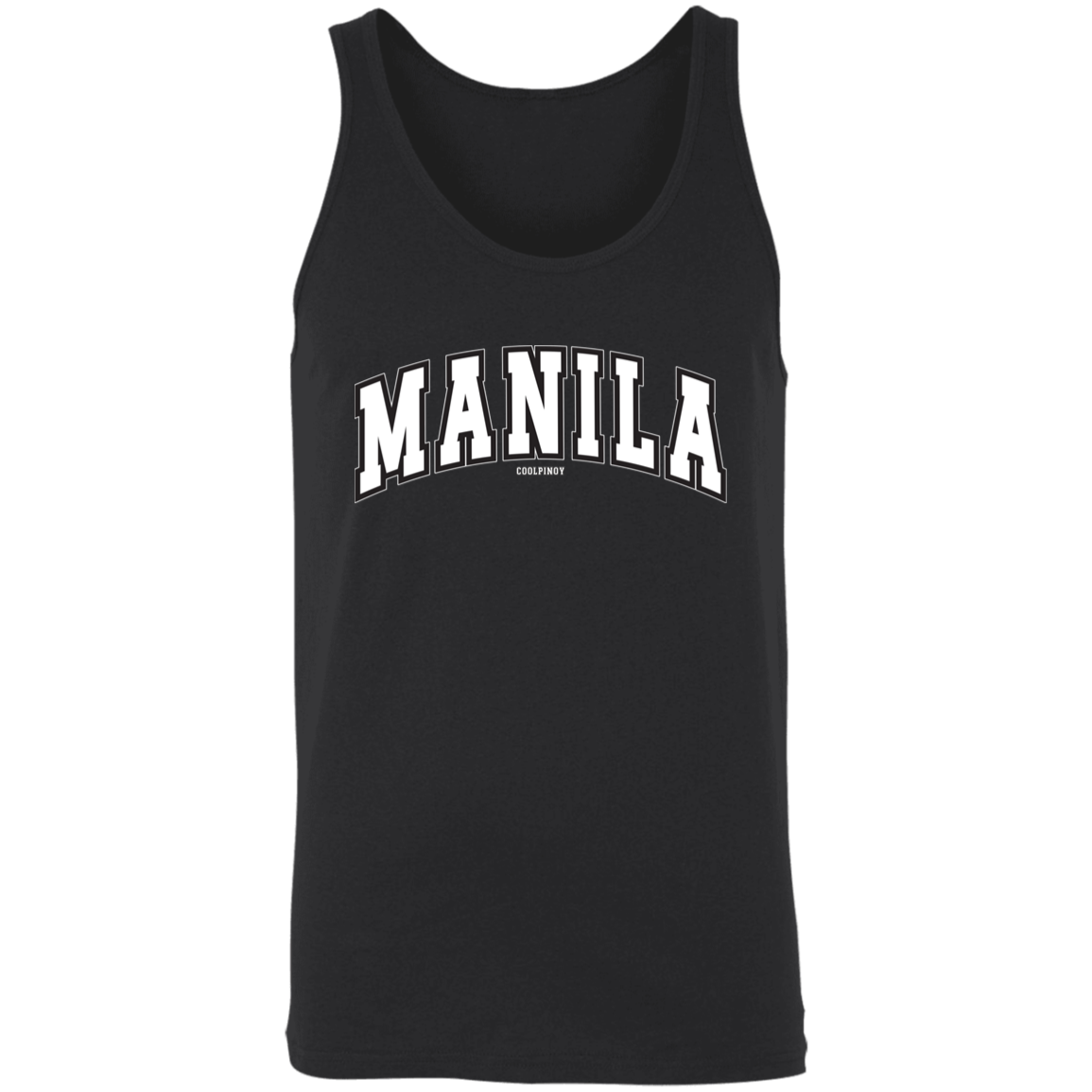 Manila Arch White CP Unisex Cotton Tank Top