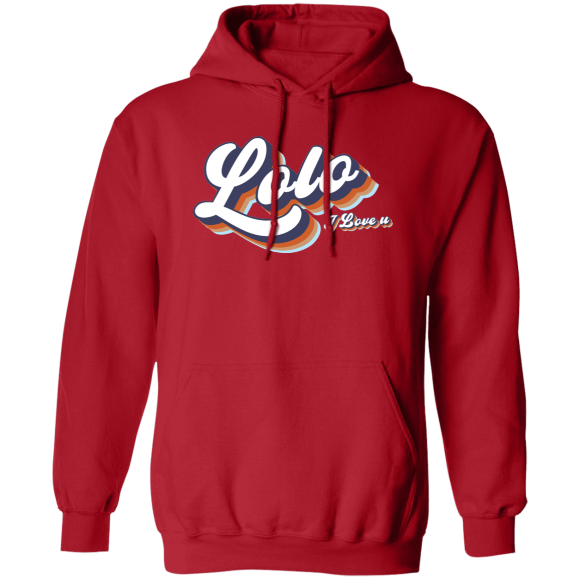 Lolo I Love U Unisex Pullover Hoodie