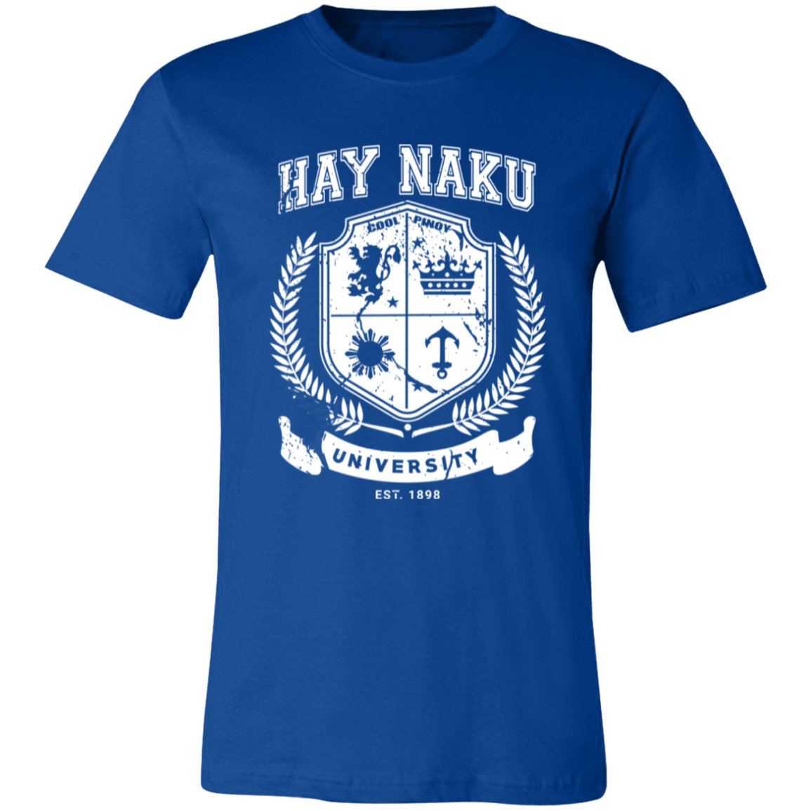 Hay Naku University Distressed CP Unisex Jersey T-Shirt