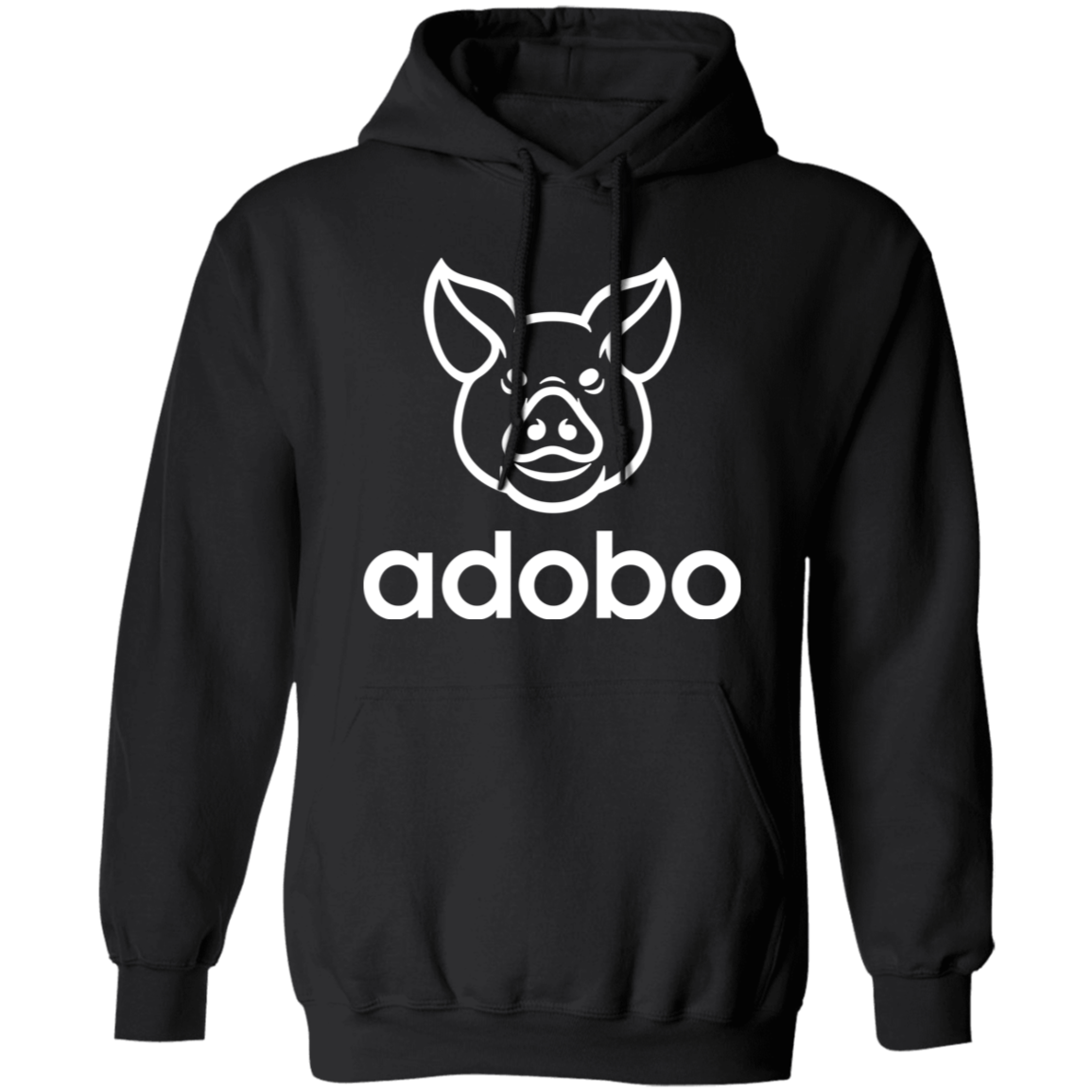 Adobo Pig Head Unisex Pullover Hoodie