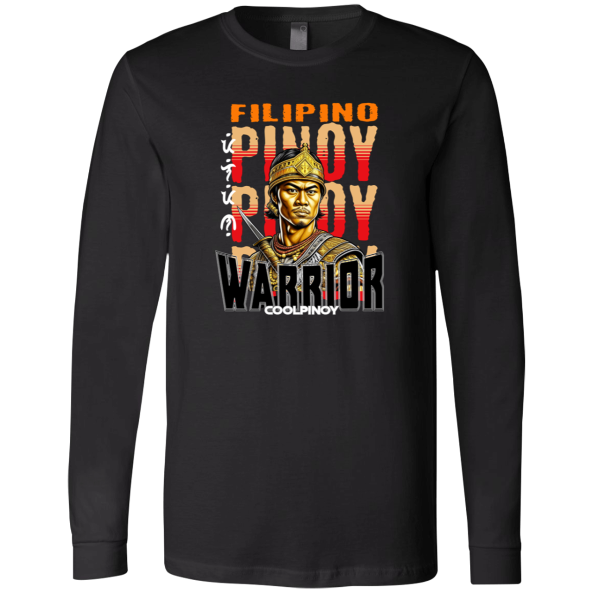 Filipino Warrior King Unisex Jersey Long Sleeve T-Shirt