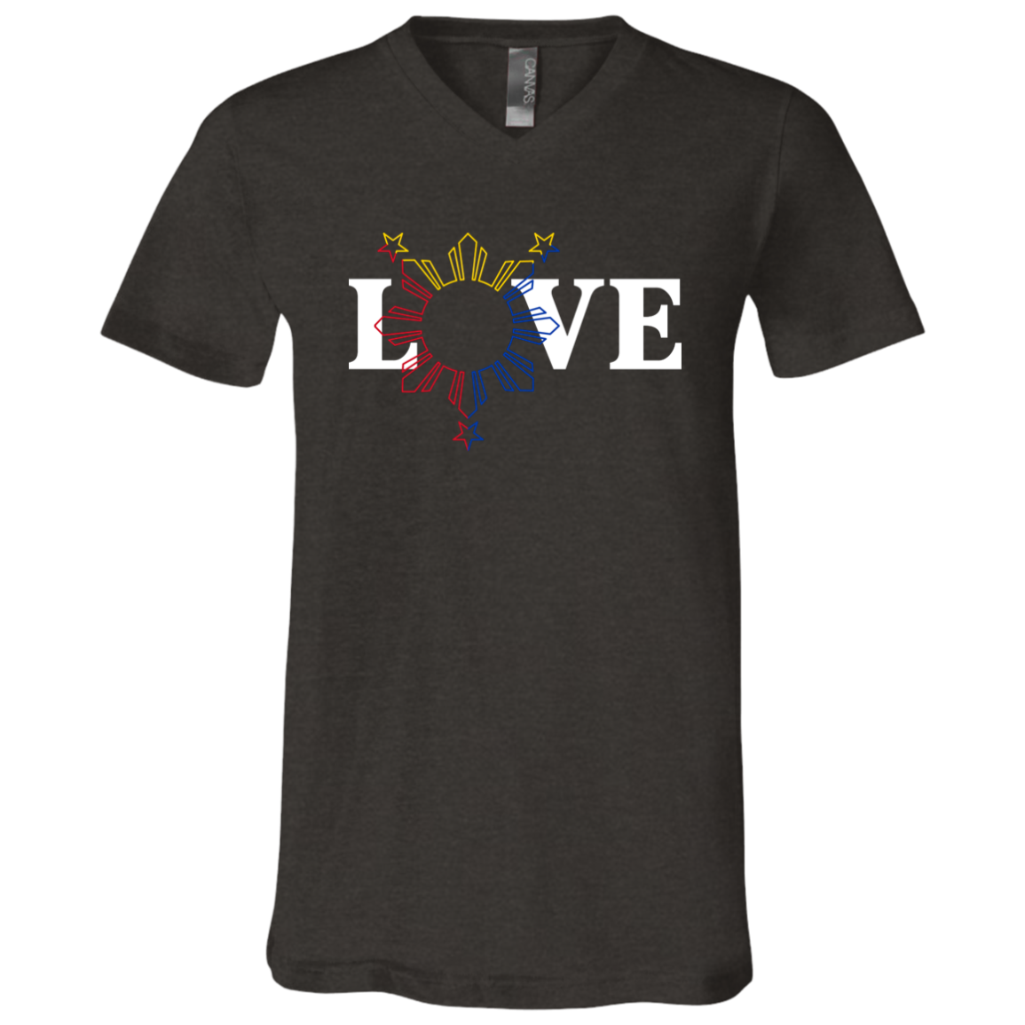 Love and Sun and Stars Unisex Jersey V-Neck T-Shirt