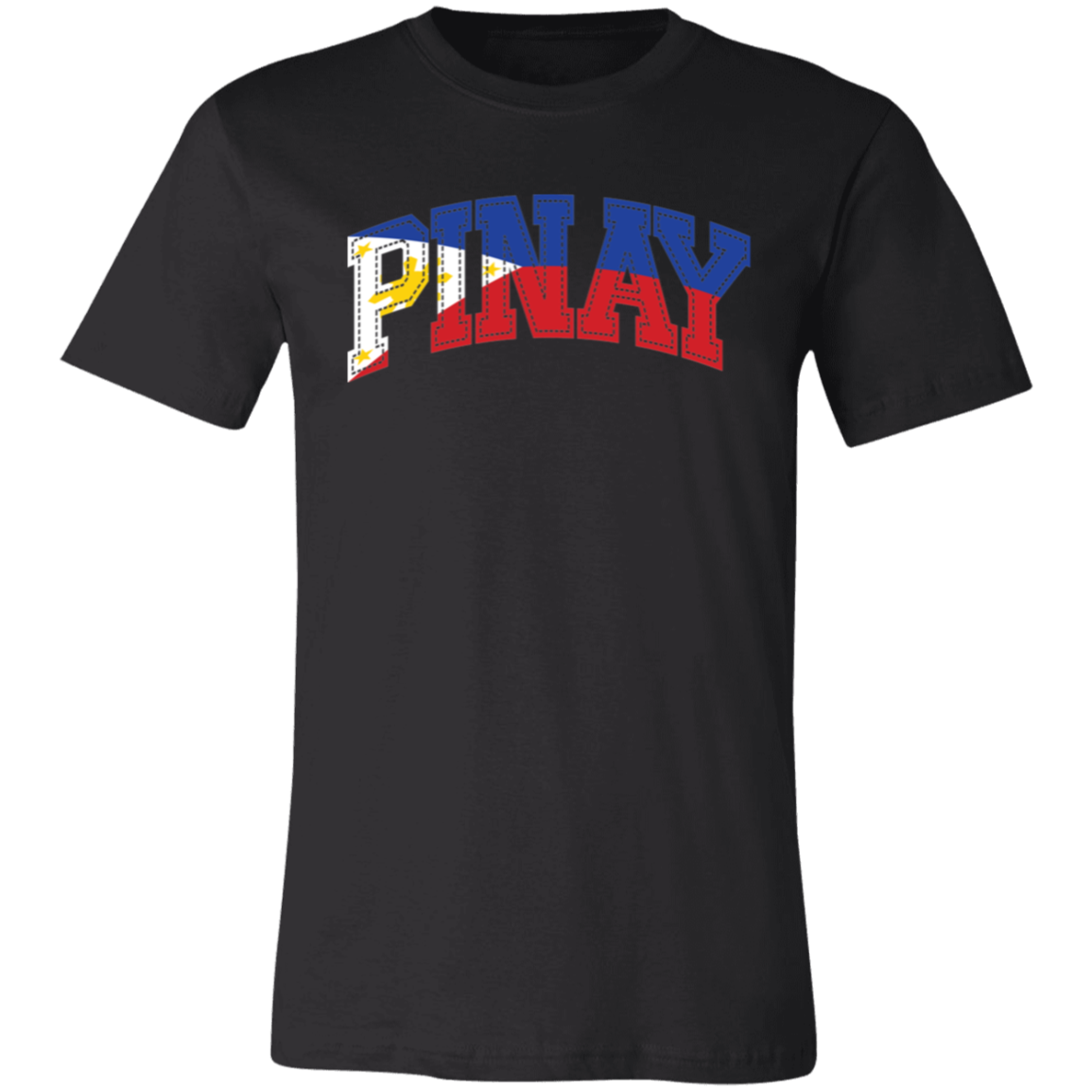 Pinay with Flag Embedded Unisex Jersey T-Shirt