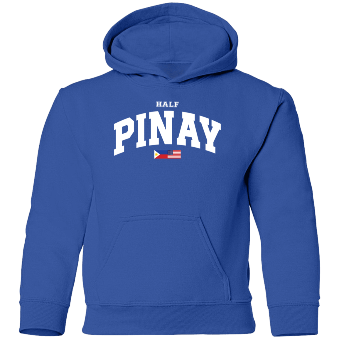 Half Pinay FILAM Flag Youth Pullover Hoodie