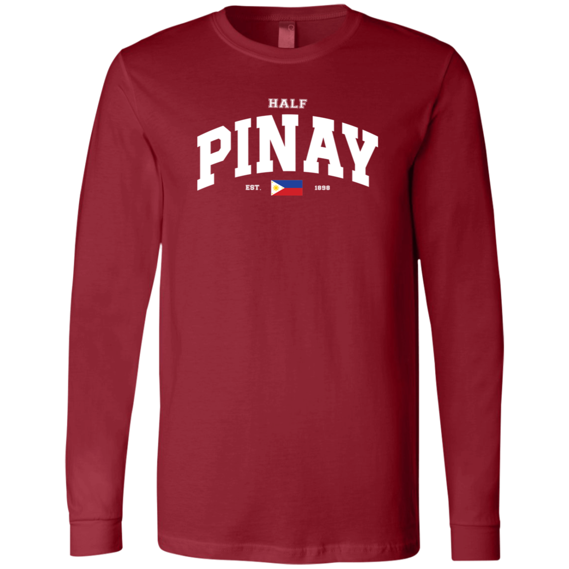 Half Pinay Unisex Jersey Long Sleeve T-Shirt