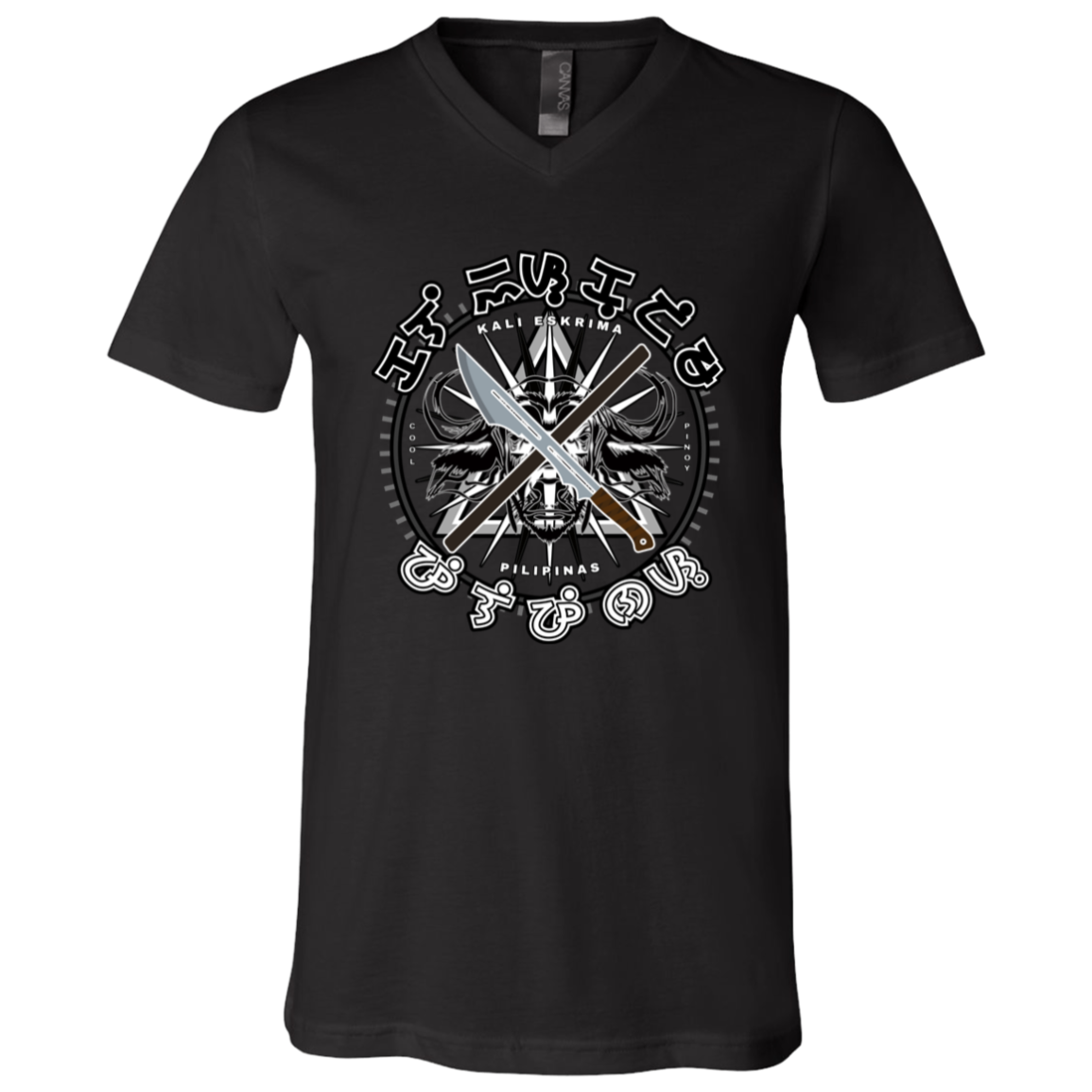 Kali Eskrima Pilipinas Unisex Jersey V-Neck T-Shirt