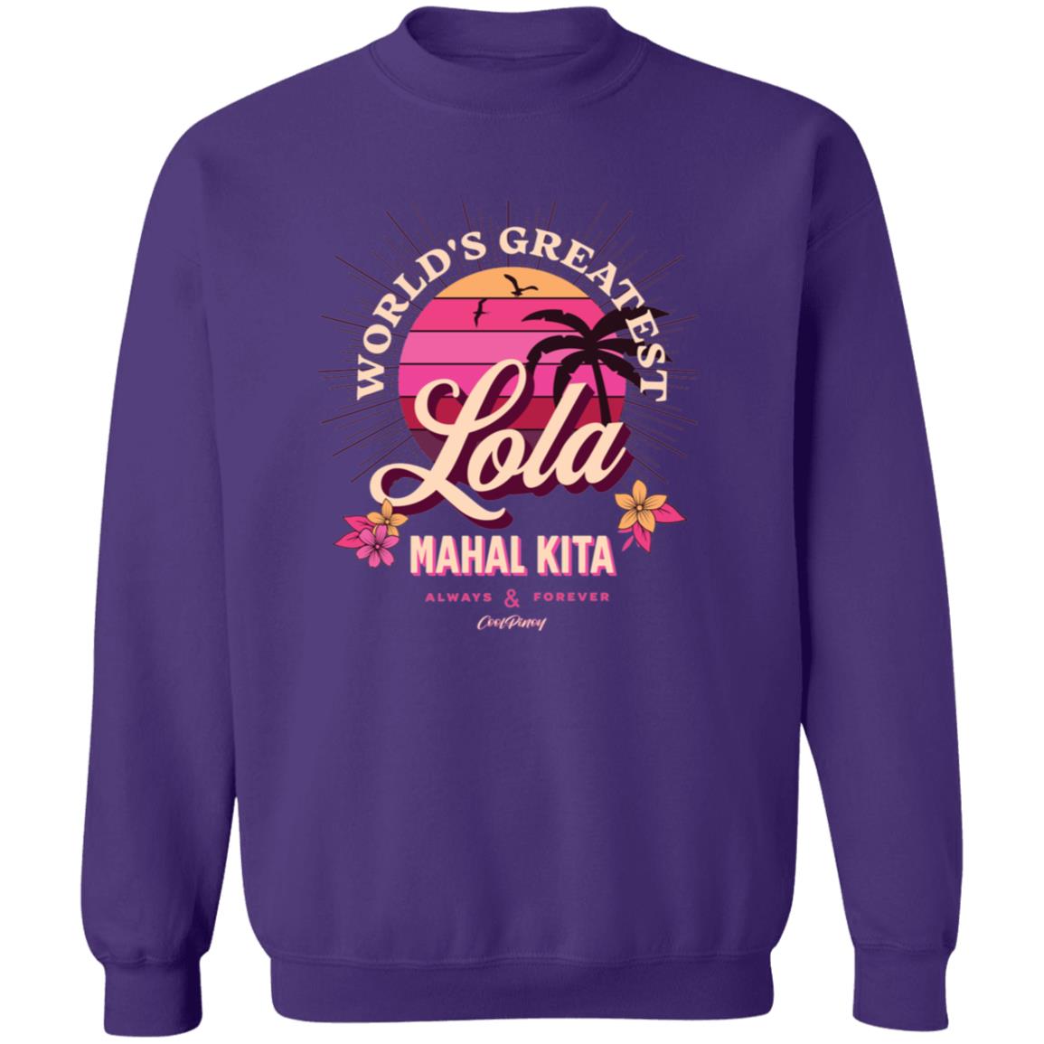 Worlds Greatest Lola Unisex Crewneck Pullover Sweatshirt