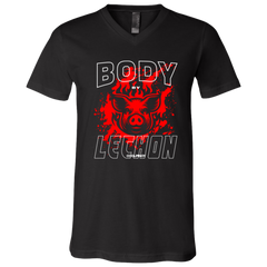 Body By Lechon Unisex Jersey V-Neck T-Shirt