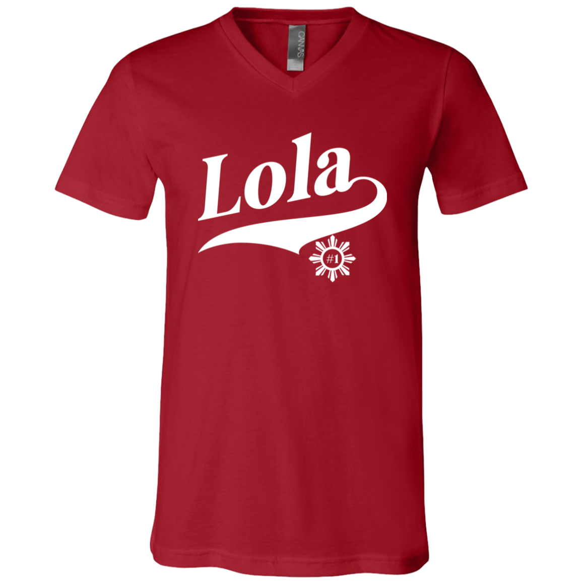 Number One Lola Unisex Jersey V-Neck T-Shirt