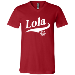 Number One Lola Unisex Jersey V-Neck T-Shirt