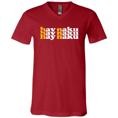 Hay Naku in Triple Unisex Jersey V-Neck T-Shirt