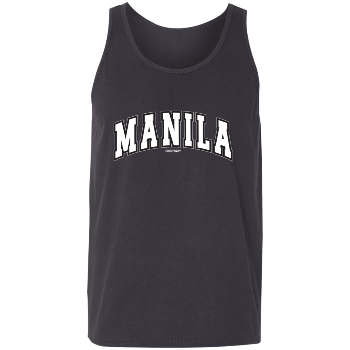 Manila Arch White CP Unisex Cotton Tank Top