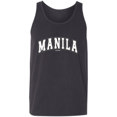 Manila Arch White CP Unisex Cotton Tank Top