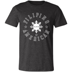 Filipino American White Sun Unisex Jersey T-Shirt