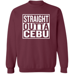 Straight Outta Cebu Unisex Crewneck Pullover Sweatshirt