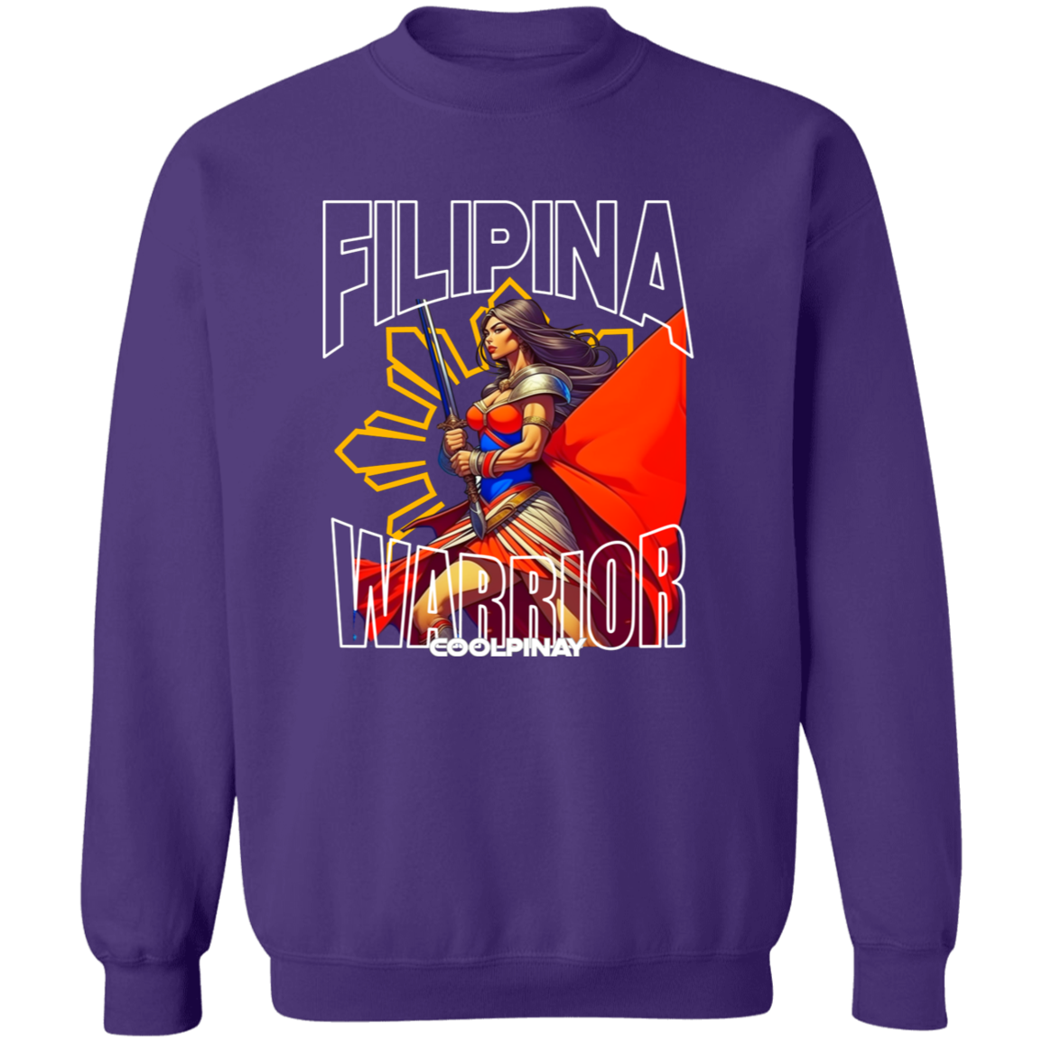 Filipina Warrior Unisex Crewneck Pullover Sweatshirt