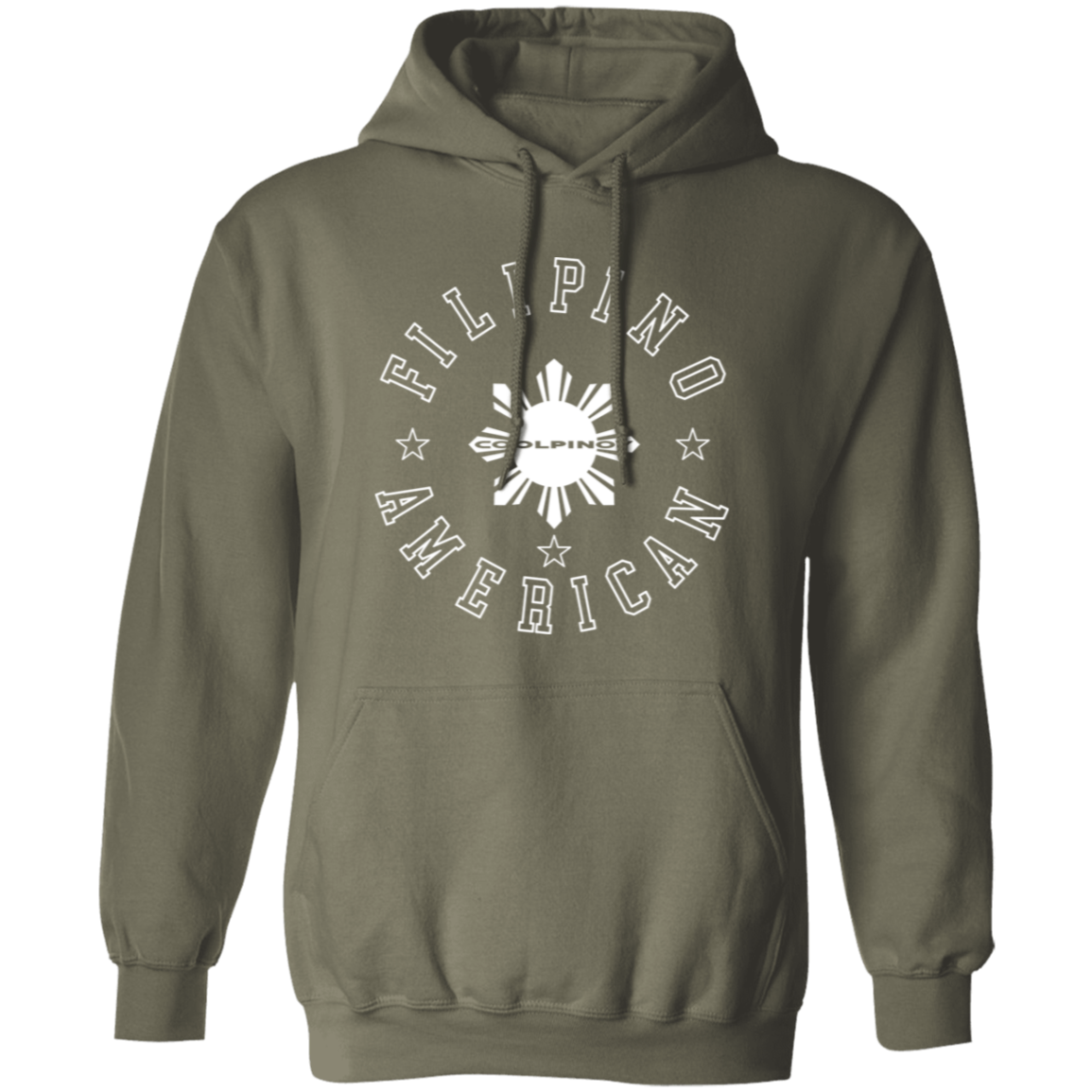 Filipino American White Sun Unisex Pullover Hoodie