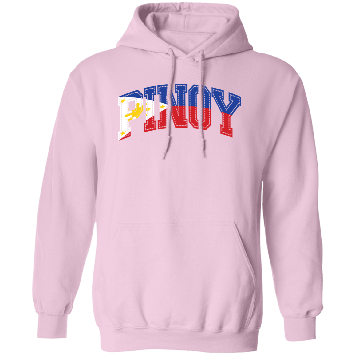 Pinoy with Flag Embedded Unisex Pullover Hoodie