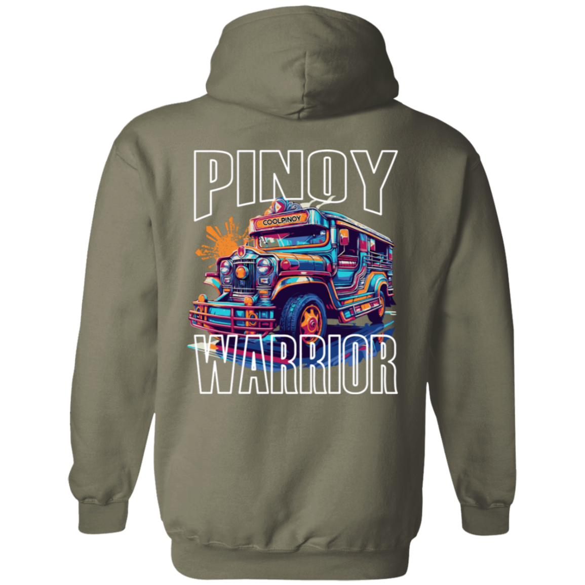 Filipino Warrior Jeepney Unisex Pullover Hoodie