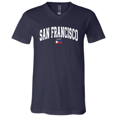 San Francisco Unisex Jersey V-Neck T-Shirt