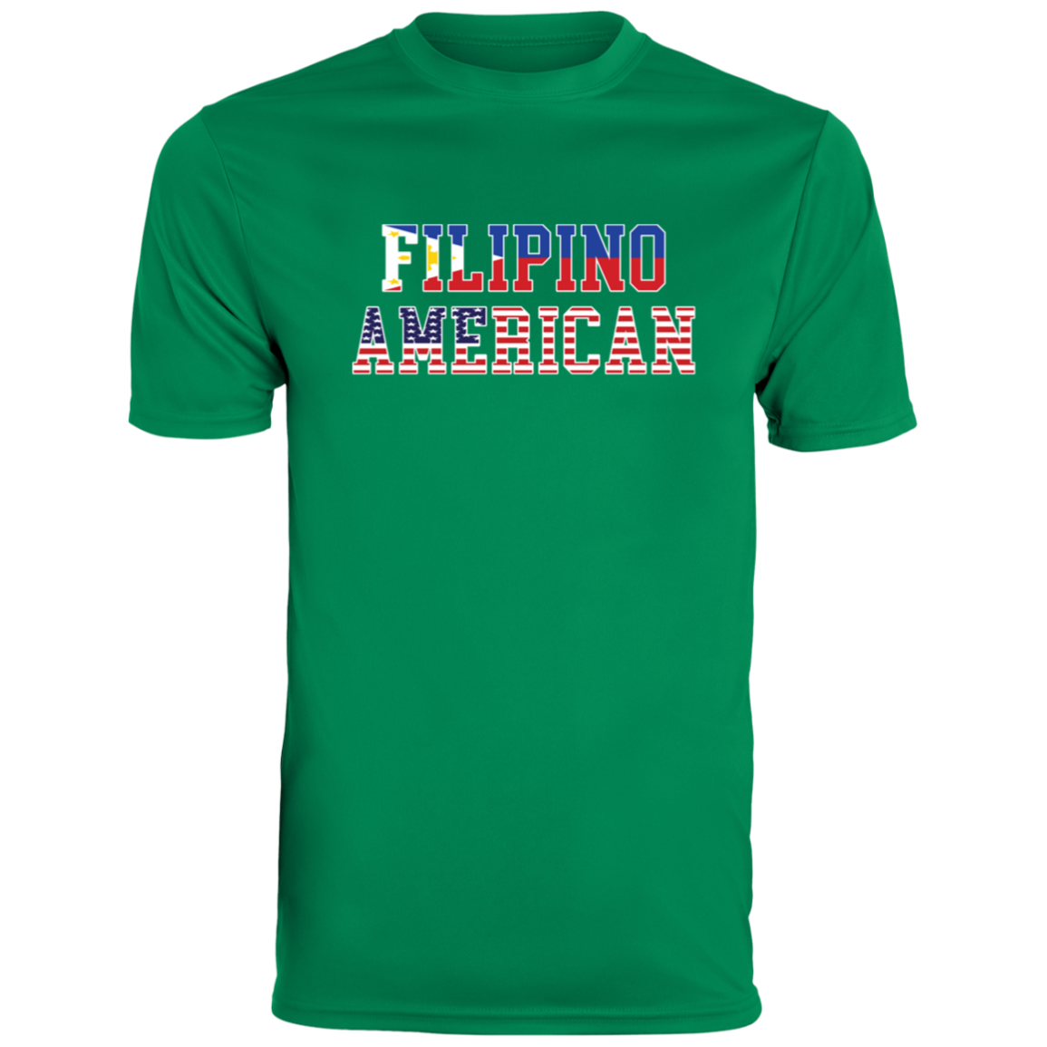 Filipino American Flags Moisture-Absorbing Shirt