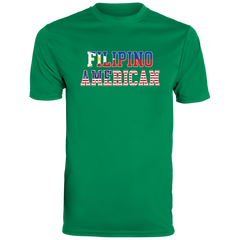 Filipino American Flags Moisture-Absorbing Shirt