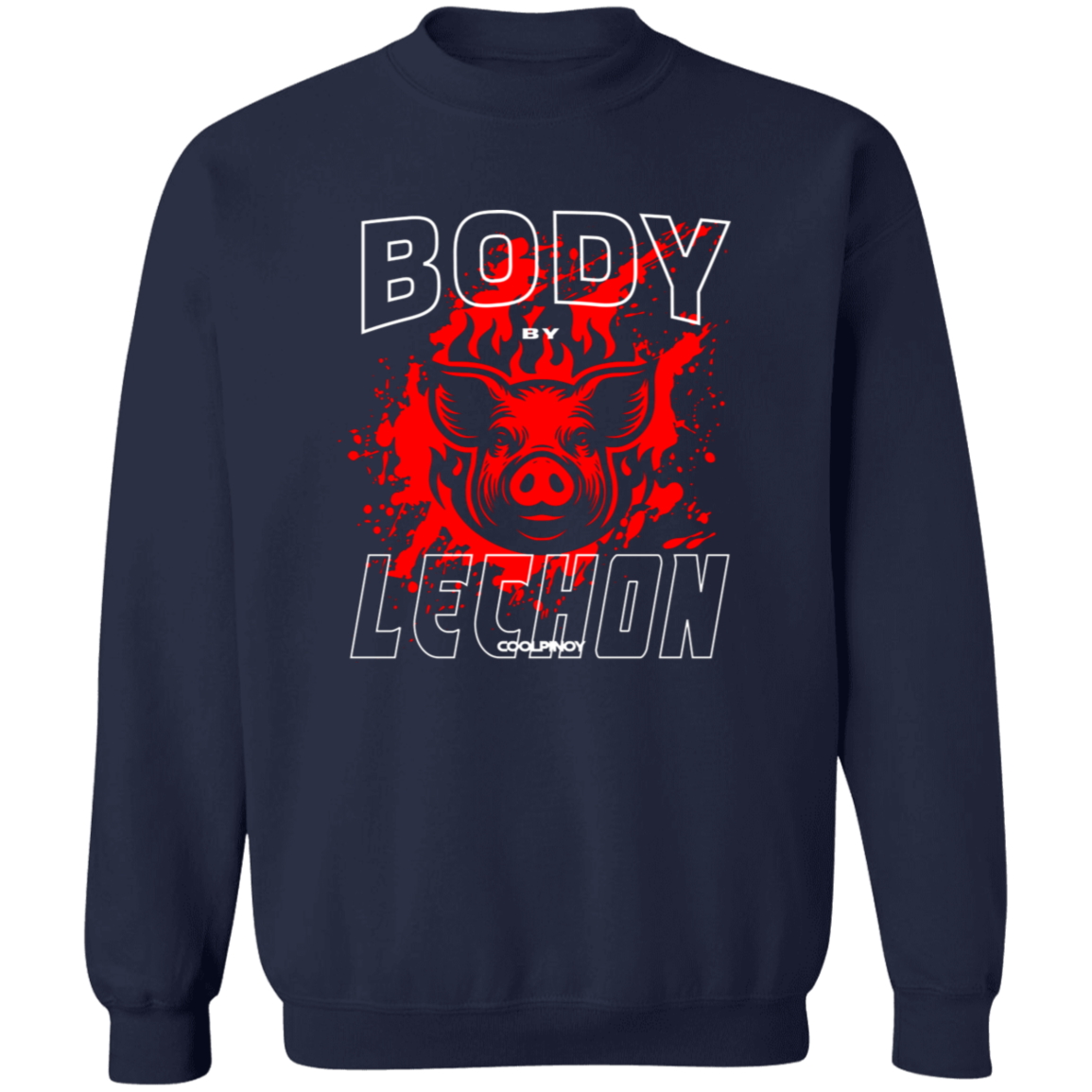 Body By Lechon Unisex Crewneck Pullover Sweatshirt