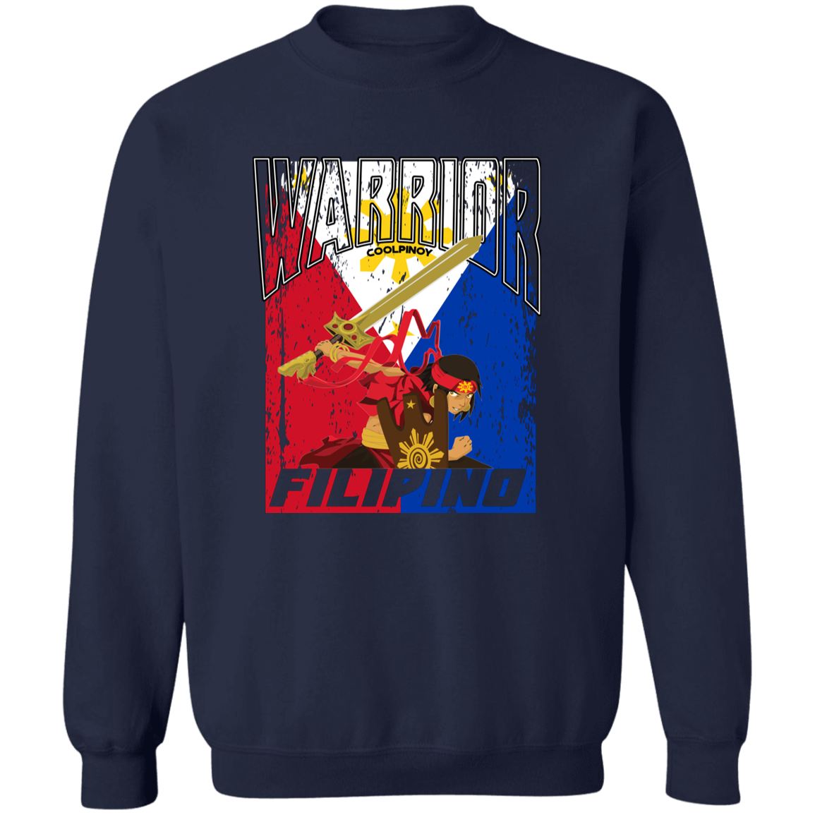 Filipino Warrior Unisex Crewneck Pullover Sweatshirt