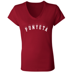 Punyeta Ladies Jersey V-Neck T-Shirt