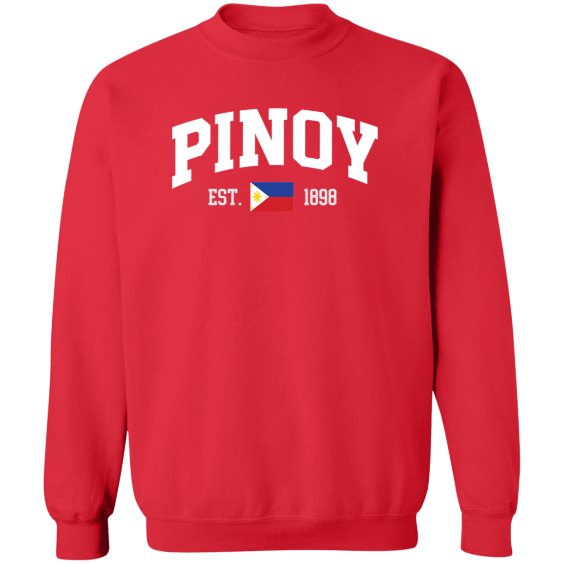 Pinoy Est 1898 Unisex Crewneck Pullover Sweatshirt