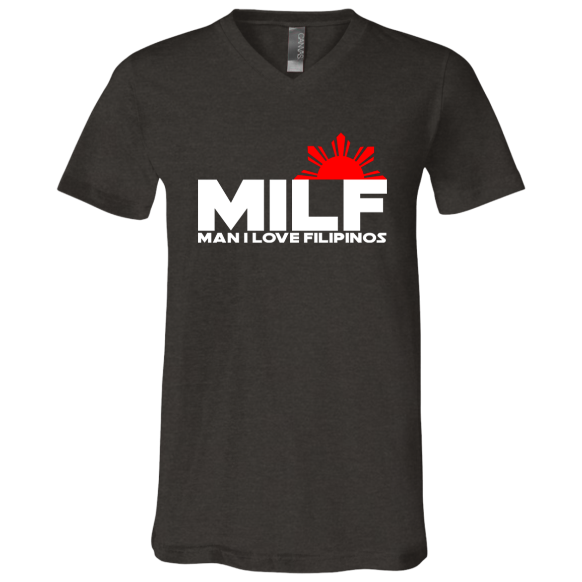 MILF Man I Love Filipinos Unisex Jersey V-Neck T-Shirt