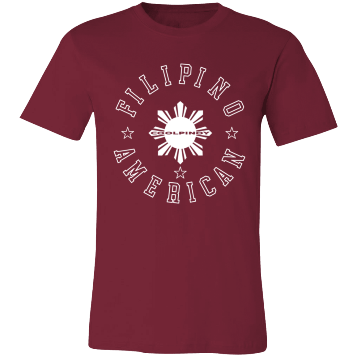 Filipino American White Sun Unisex Jersey T-Shirt