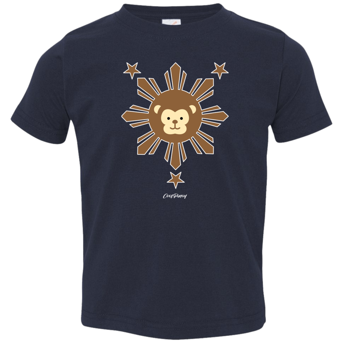 Kids Sun Monkey Toddler Jersey T-Shirt