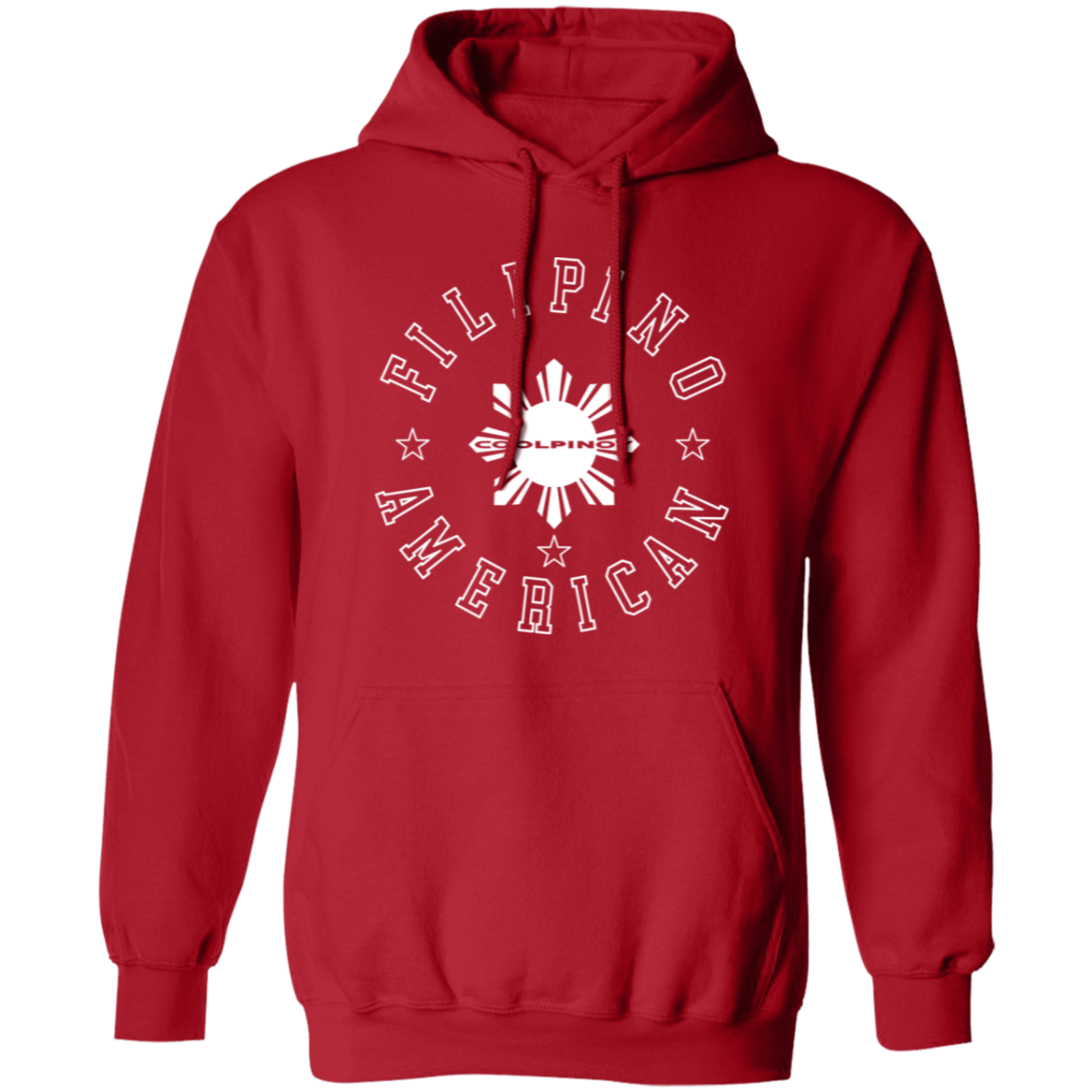 Filipino American White Sun Unisex Pullover Hoodie