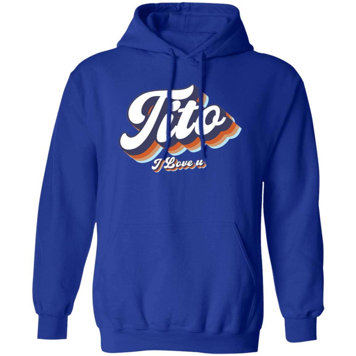 Tito I Love U Unisex Pullover Hoodie