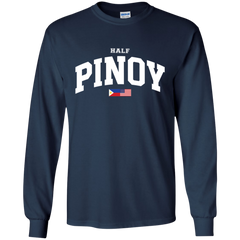 Half Pinoy FILAM Flag Youth Long Sleeve T-Shirt