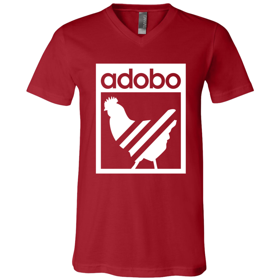 Chicken Adobo Unisex Jersey V-Neck T-Shirt