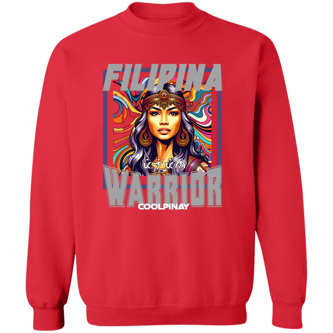 Filipina Warrior Beauty Unisex Crewneck Pullover Sweatshirt