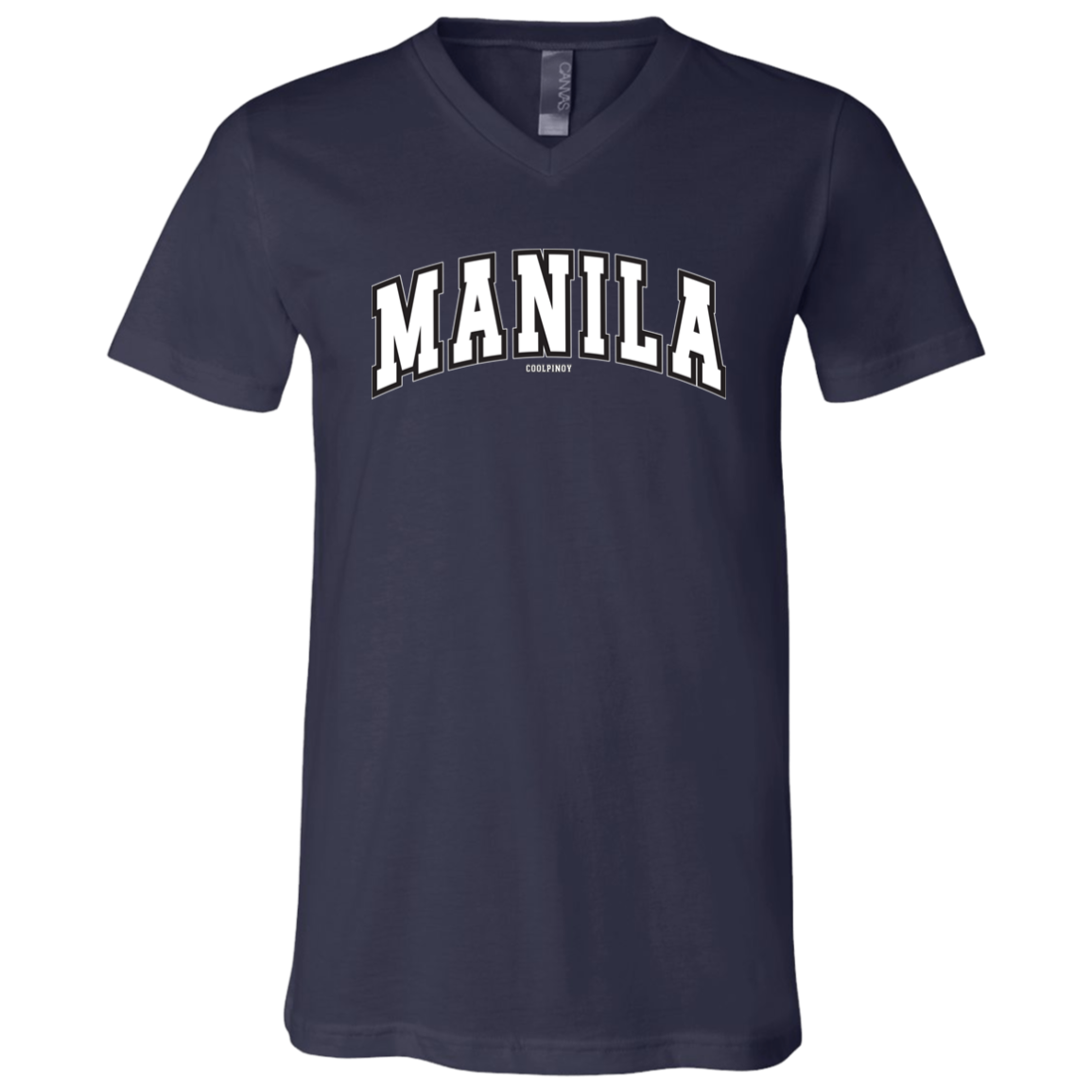 Manila Arch White CP Unisex Jersey V-Neck T-Shirt