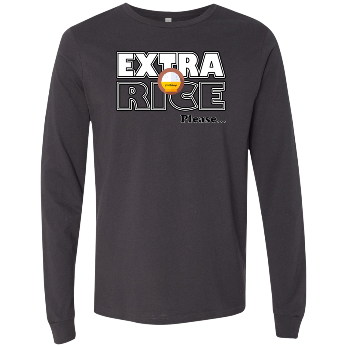 Extra Rice Please Mens Jersey Long Sleeve T-Shirt