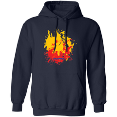 Sun and Stars Splashed Unisex Pullover Hoodie