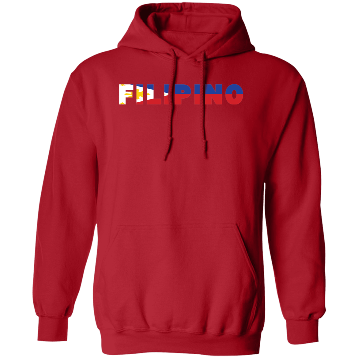 Filipino with Flag Embedded Unisex Pullover Hoodie