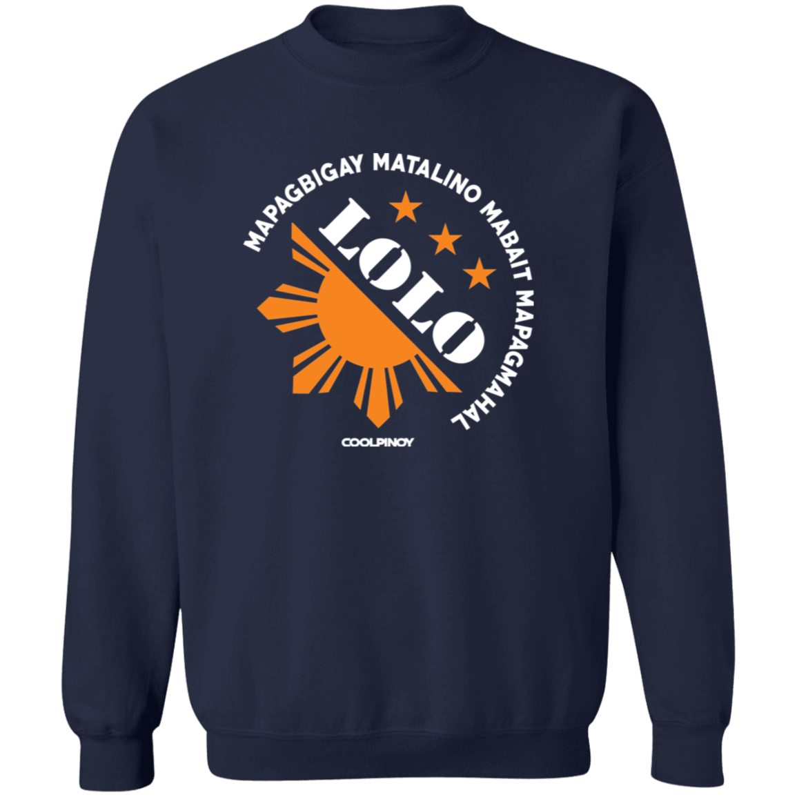 Matalino Mapagmahal Lolo Unisex Crewneck Pullover Sweatshirt