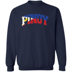 Pinoy with Flag Embedded Unisex Crewneck Pullover Sweatshirt