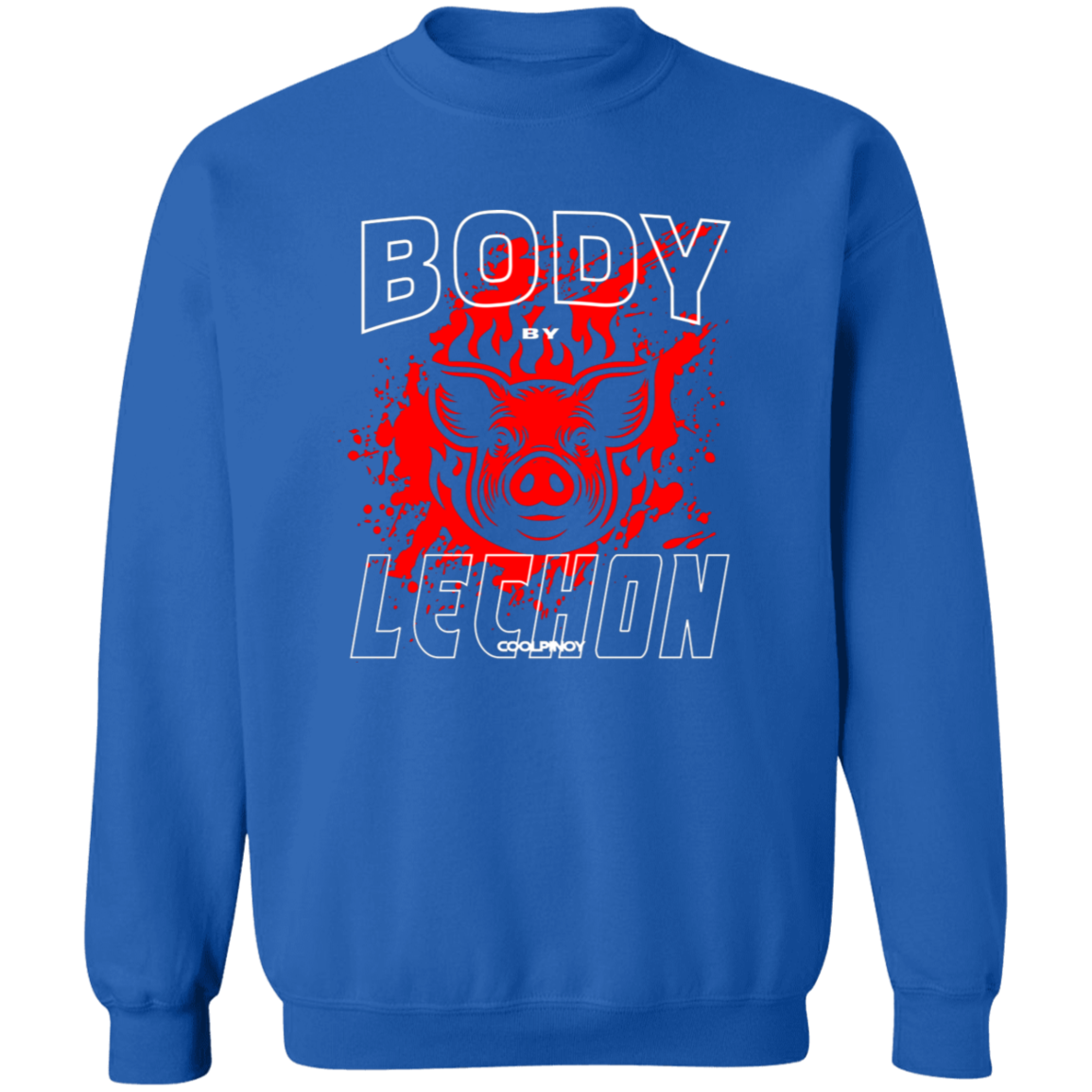 Body By Lechon Unisex Crewneck Pullover Sweatshirt