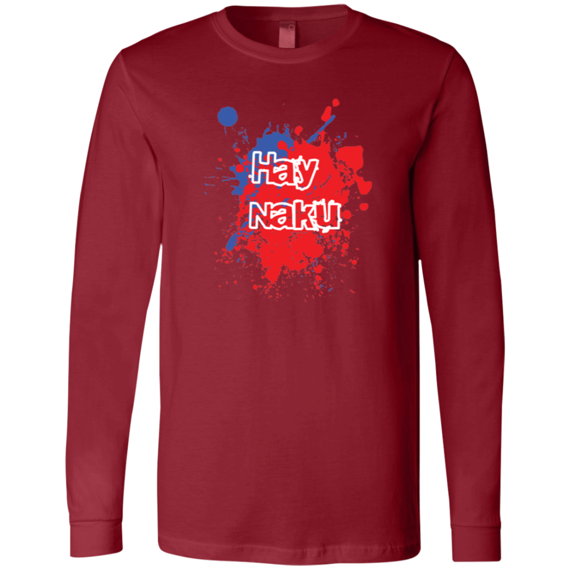 Hay Naku Splatter Unisex Jersey Long Sleeve T-Shirt