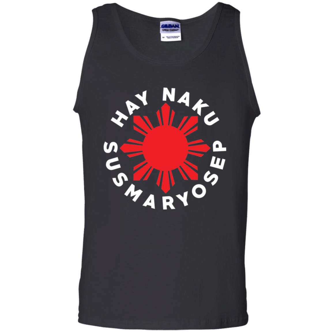 Hay Naku Susmaryosep Red Sun Cotton Tank Top