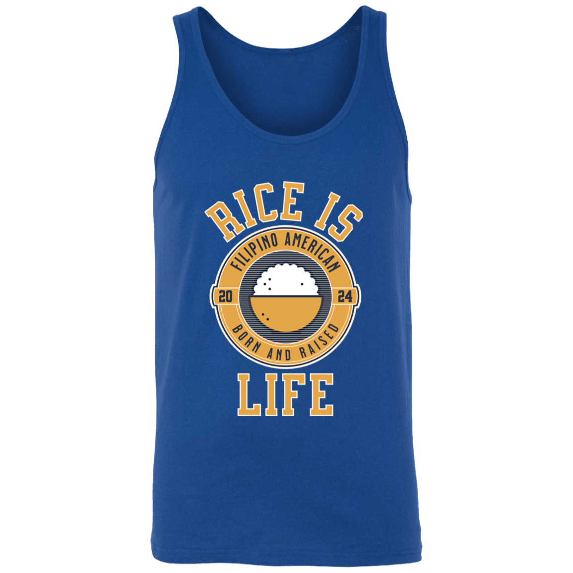 RIce is Life  Unisex Cotton Tank Top